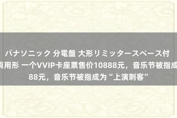 パナソニック 分電盤 大形リミッタースペース付 露出・半埋込両用形 一个VVIP卡座票售价10888元，音乐节被指成为“上演刺客”